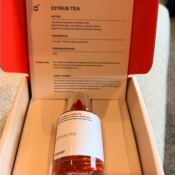 Dossier Citrus Tea Perfume - Picture 1 of 4